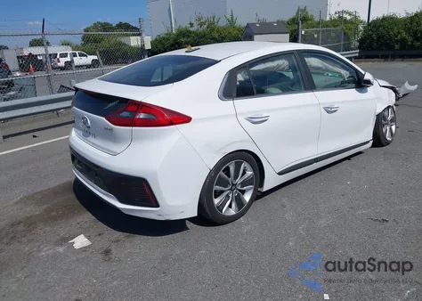 2018 Hyundai Ioniq Hybrid Limited from USA, damaged, VIN KMHC05LC3JU072185